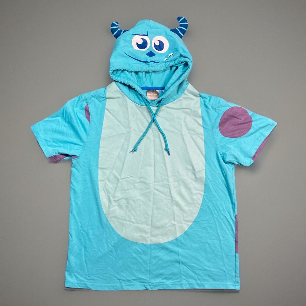 Disney x Pixar Sully Monster Inc Hoodie Shirt Costume Size L Halloween Cosplay